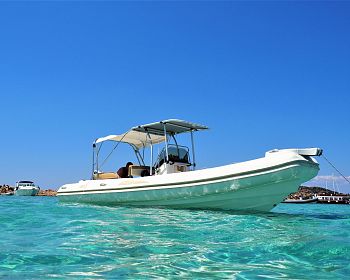 Giornata intera in gommone nell'Arcipelago di La Maddalena o Caprera da Palau