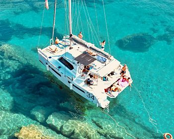 Escursione di un giorno in catamarano nel Golfo dell'Asinara da Stintino