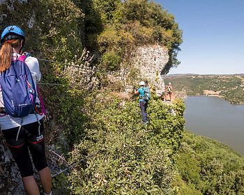 Klettersteig della Regina in Monteleone Rocca Doria