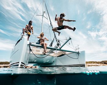 Escursione in catamarano Tenerè all'Arcipelago di La Maddalena da Cannigione