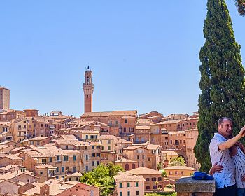 Siena, San Gimignano, Monteriggioni e degustazione di vini nel Chianti da Firenze