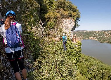 Klettersteig della Regina in Monteleone Rocca Doria