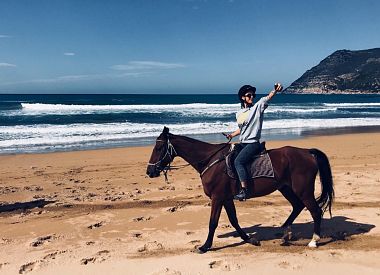 Horseback riding in Porto Ferro and Lake Baratz in Alghero