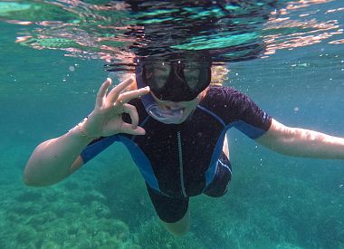 Snorkeling alle Piscine di Molara nell'Area Marina Protetta di Tavolara