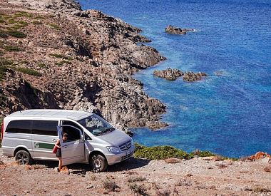 Da Stintino | Tour di un giorno in minivan al Parco Nazionale dell'Asinara