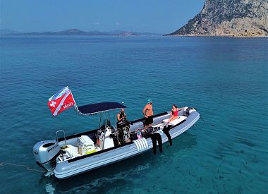 Exclusive snorkeling and diving tours between Tavolara and Molara