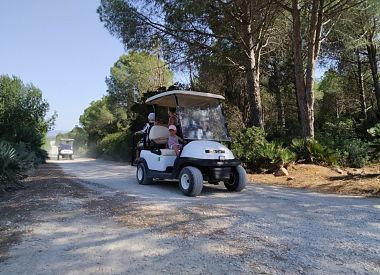 Tour by golf car in Porto Conte Park in Alghero