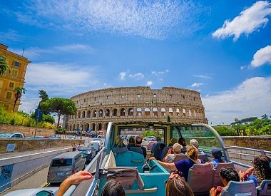 Rome Private Double Decker Open Bus Panoramic Guided Tour | Exclusive Sightseeing