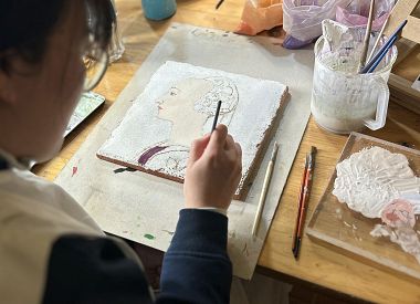 Fresco tutorial experience in Arezzo