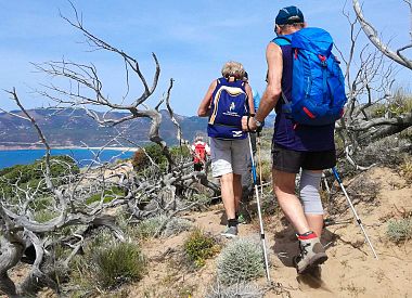 Trekking on the Tonnare trail from Portoscuso to Gonnesa