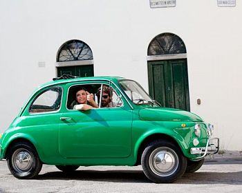 Vintage Fiat 500 Tour with Lunch from Siena